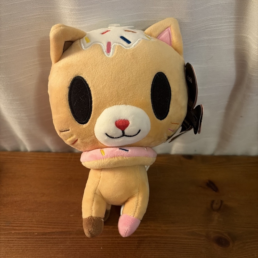 Tokidoki Biscottino Cat 8" Plushie Retired 2017 Donutella Series New Tags NWT